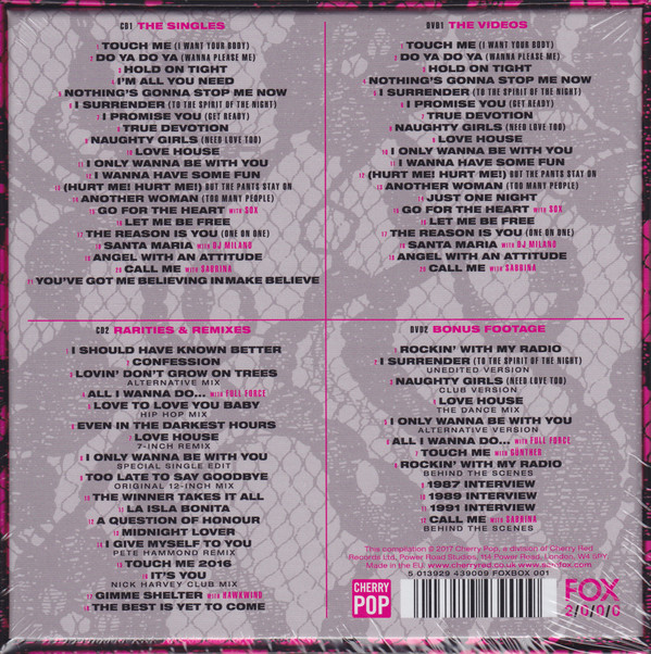 Samantha Fox - Play It Again, Sam: The Fox Box 2cd + 2dvd - Dubman